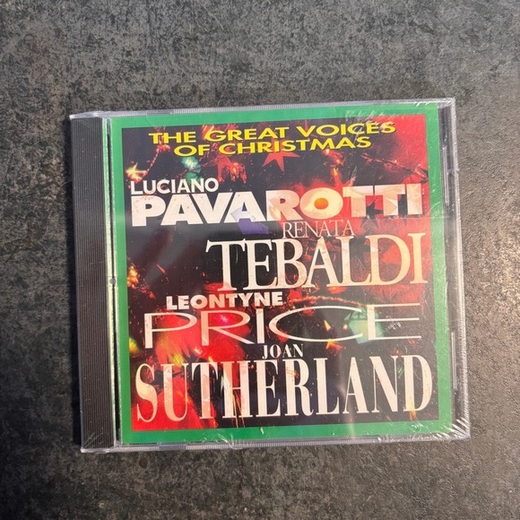 Other - The Great Voices of Christmas CD Pavarotti Tebaldi Price Sutherland 1994 New